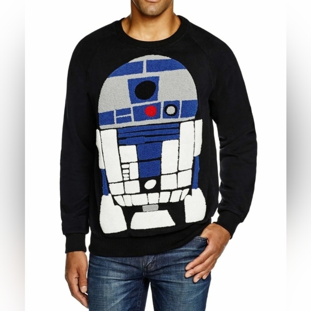 Eleven Paris Star Wars R2D2 Black Sweatshirt size large